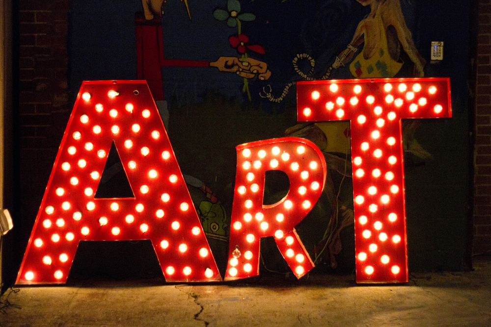 ART sign at the Frenchmen Art Market | New Orleans, Louisiana