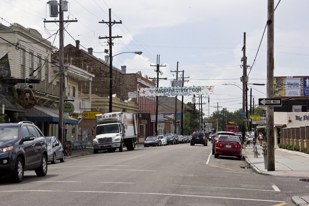 Looking down Magazine Street | New Orleans, Louisiana