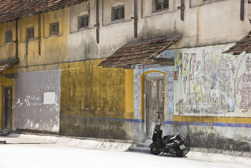 Murals at the spice market | Kochi, India