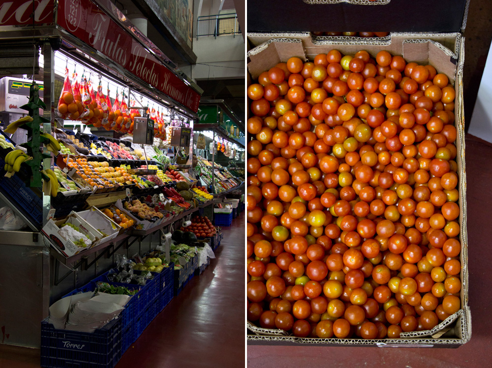 Mercado La Cebada tomatoes | Madrid, Spain