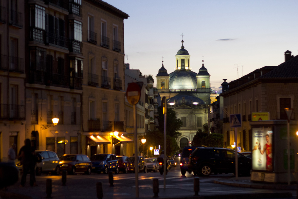 Real Basilica San Francisco El Grande at dusk | Madrid, Spain