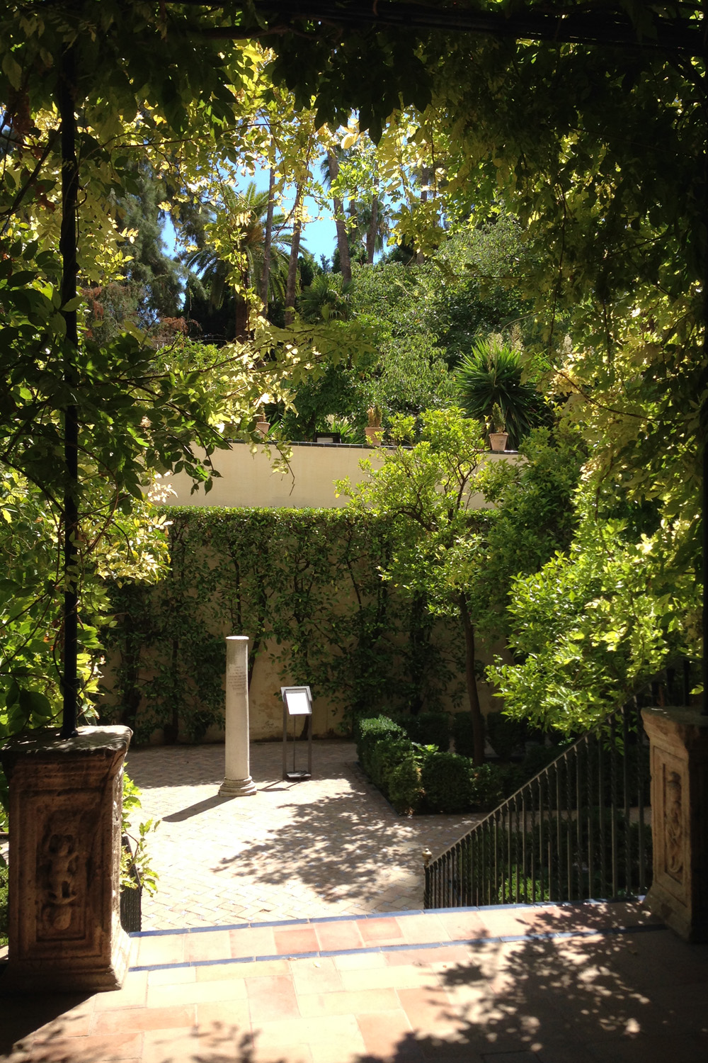 Green gardens at the Alcazar | Seville, Spain