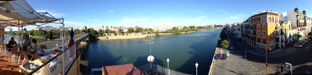 Seville river panorama from Triana | Spain