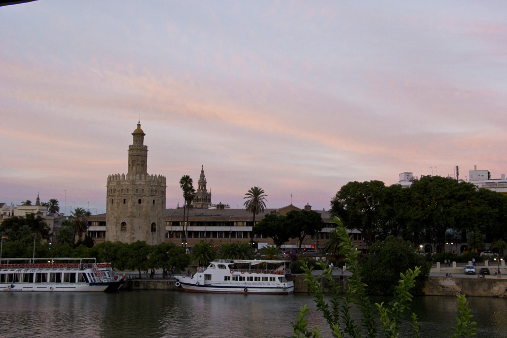 Twilight color in the sky | Seville, Spain