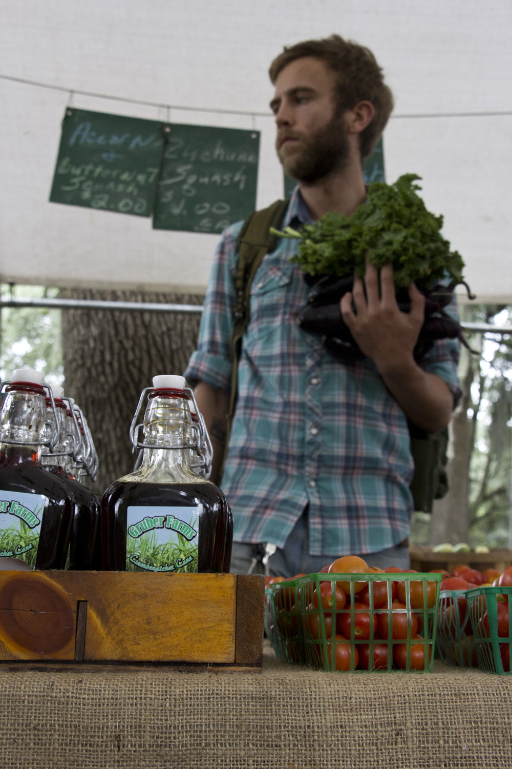 Farmers market syrup in Forsyth Park | Savannah, Georgia