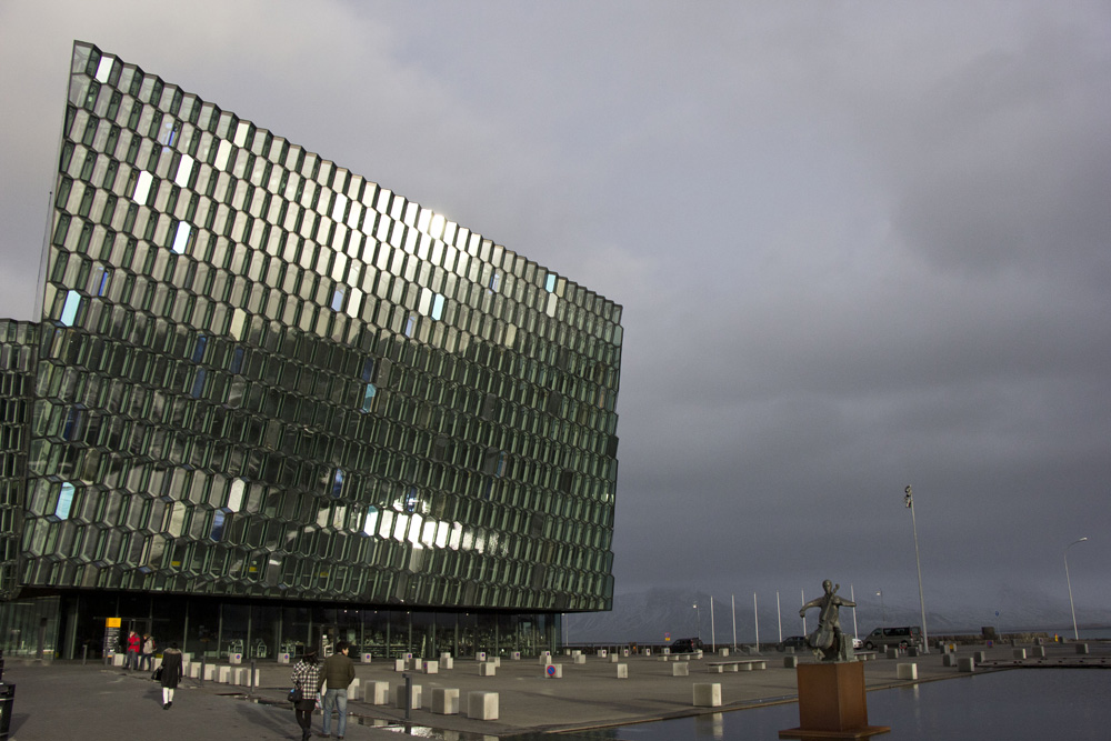 Harpa sun reflection | Reykjavik, Iceland