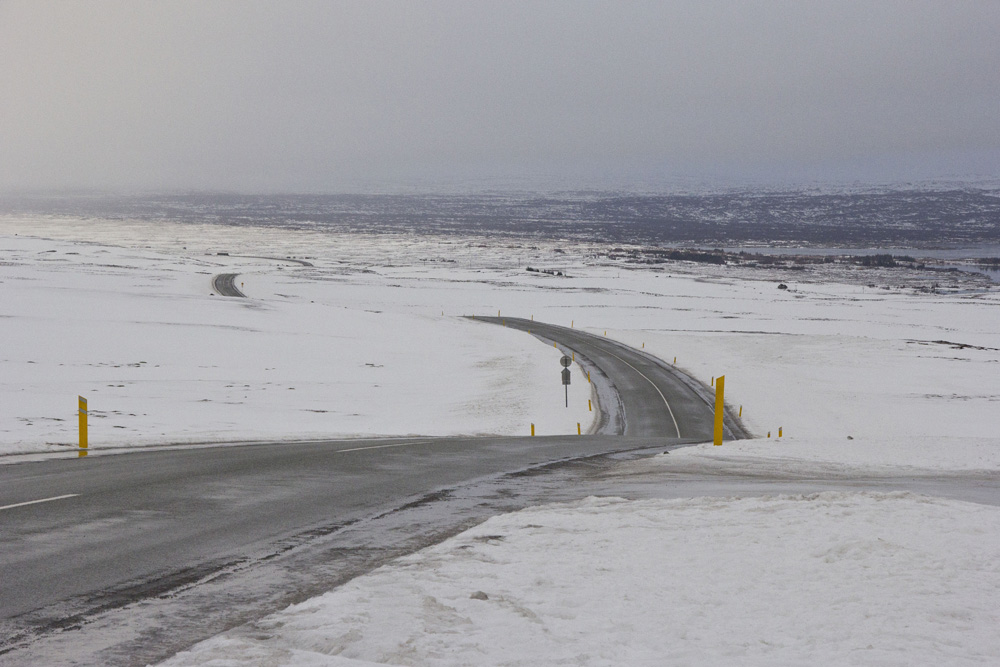 Rolling roads near Thingvellir National Park | Iceland