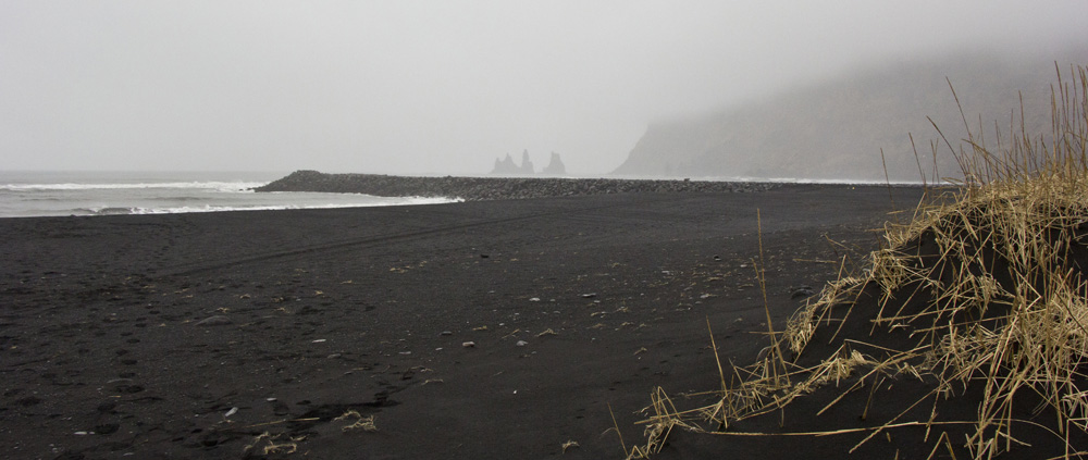 Reynisdrangar in the distance | Vik, Iceland