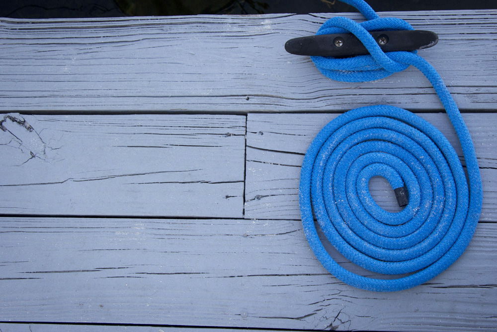 Blue rope | Key Largo, Florida