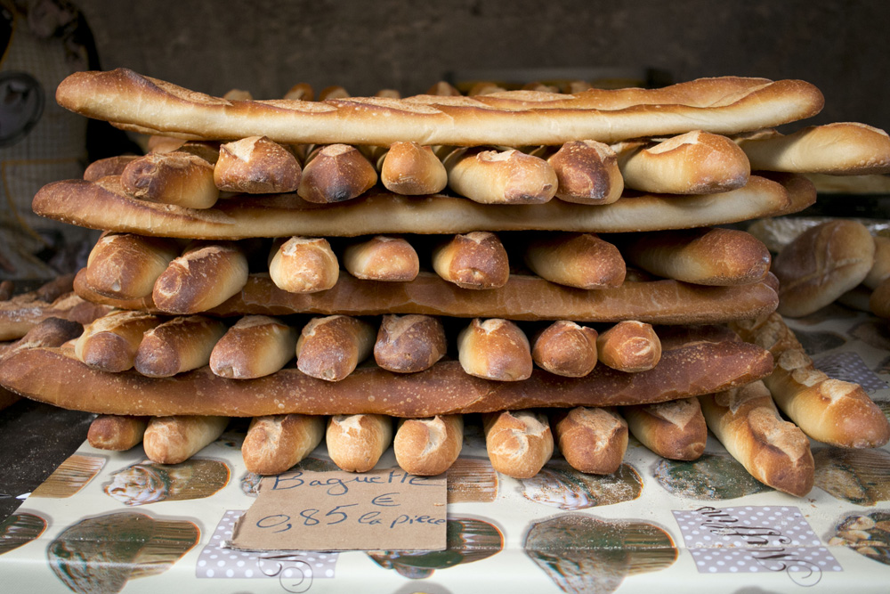 Baguette fortress | Bastille Market | Paris, France