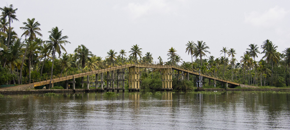 Bridge | Kerala backwaters, India