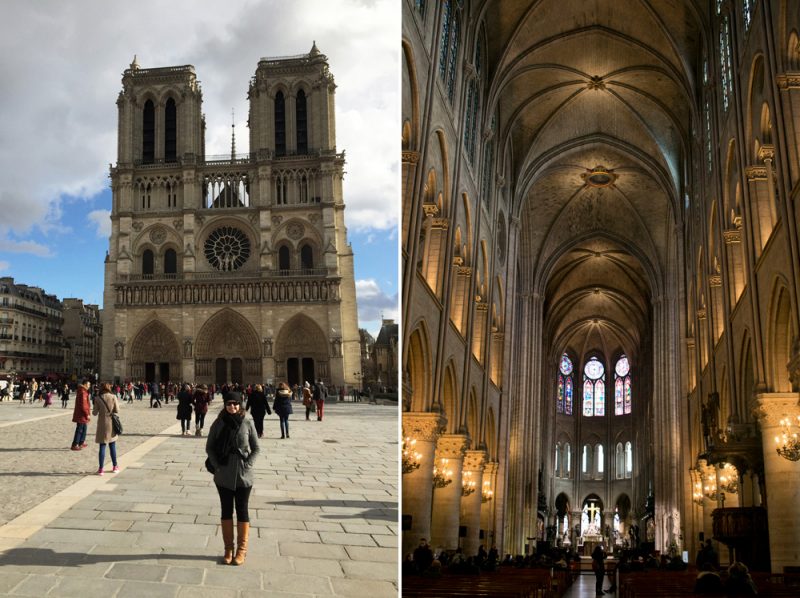 Notre Dame inside and out | Paris, France