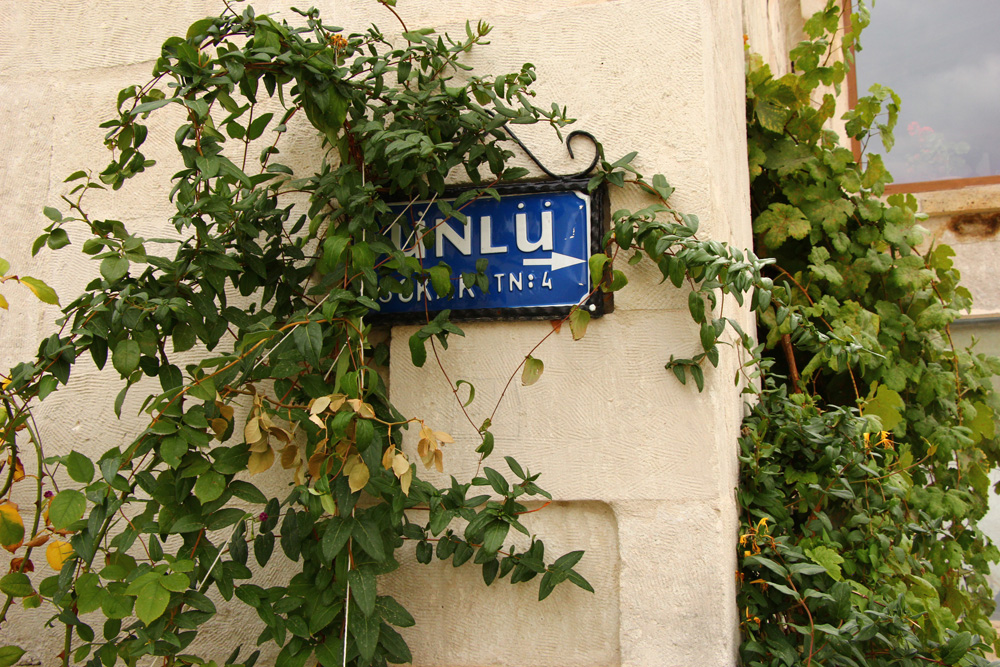 Unlu street sign | Goreme, Turkey