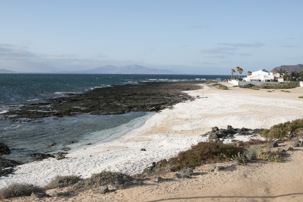 Corralejo town beach at golden hour | Fuerteventura, Canary Islands, Spain