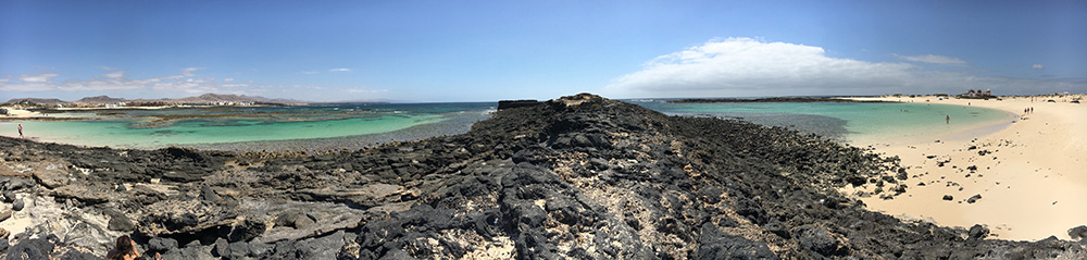 El Cotillo lagoons panorama | Fuerteventura, Canary Islands, Spain