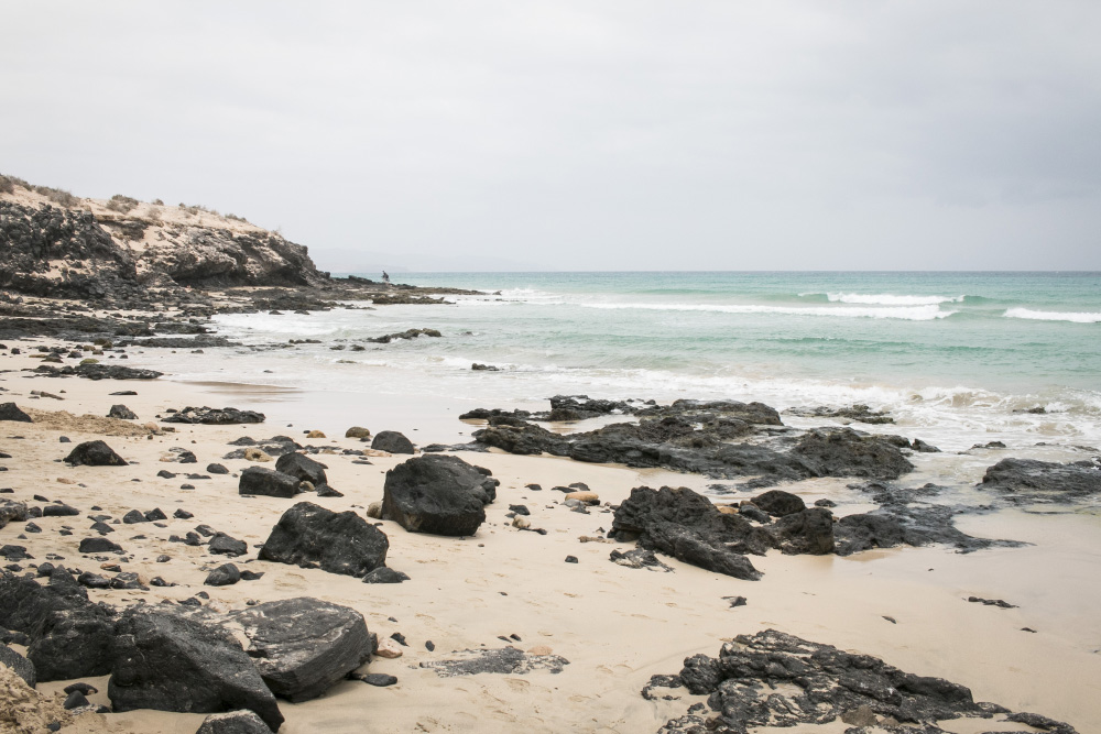 Rocky section at Esmeralda Beach in Fuerteventura | Canary Islands, Spain