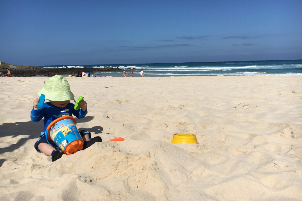 Sand toys on the Corralejo Beach | Fuerteventura, Canary Islands, Spain