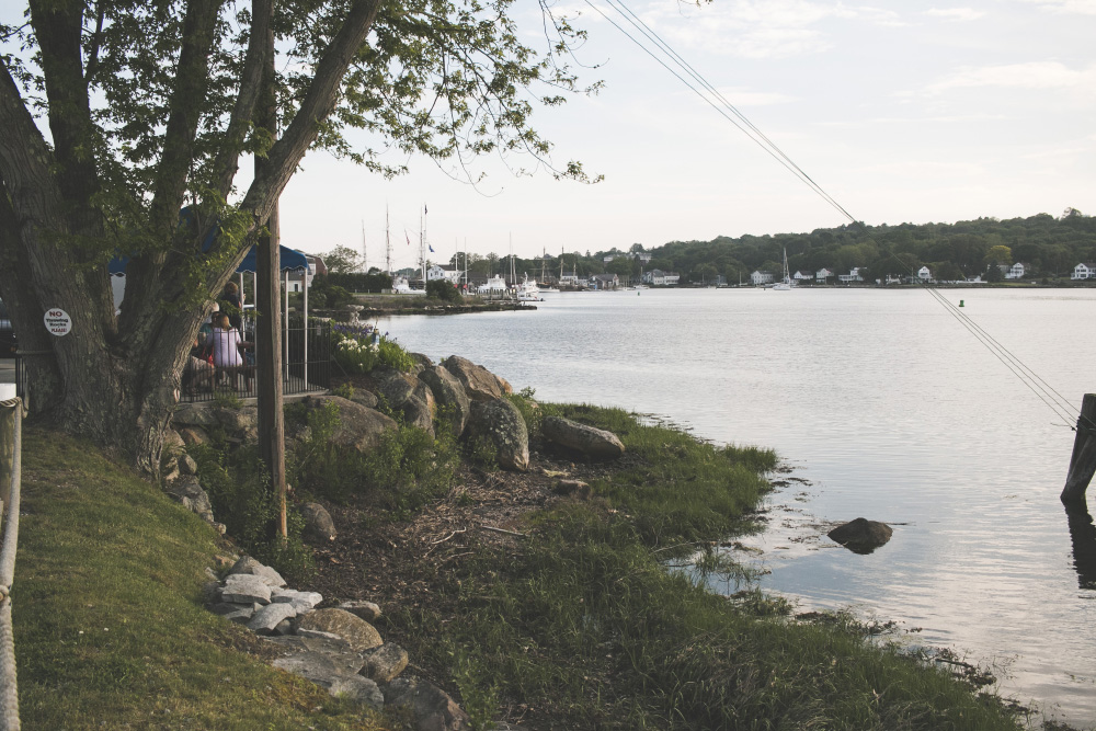 Marina views from Twisters Ice Cream | Mystic, Connecticut