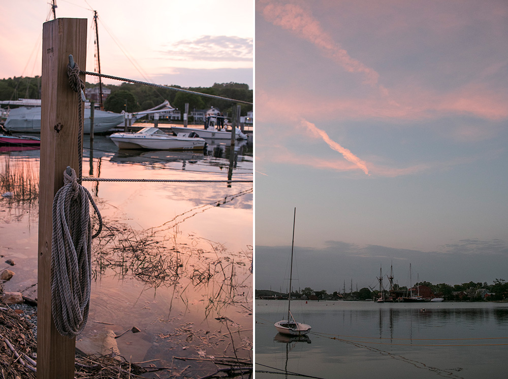 Sunset details | Mystic, Connecticut