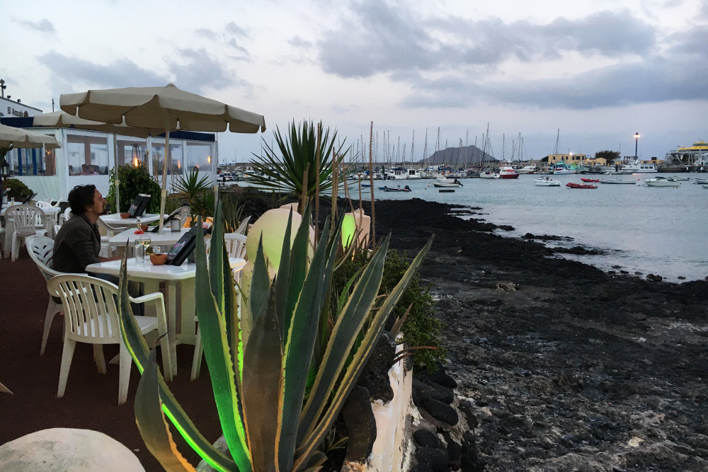 Dinner on the water in Corralejo, Fuerteventura | Canary Islands, Spain