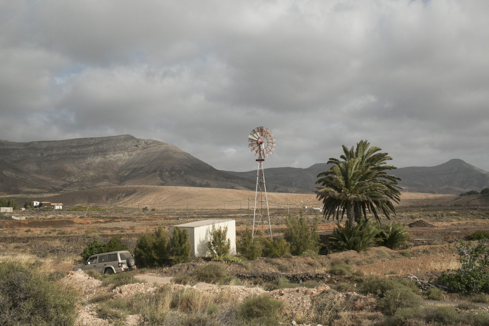 Windmill in the back country | Fuerteventura, Canary Islands, Spain