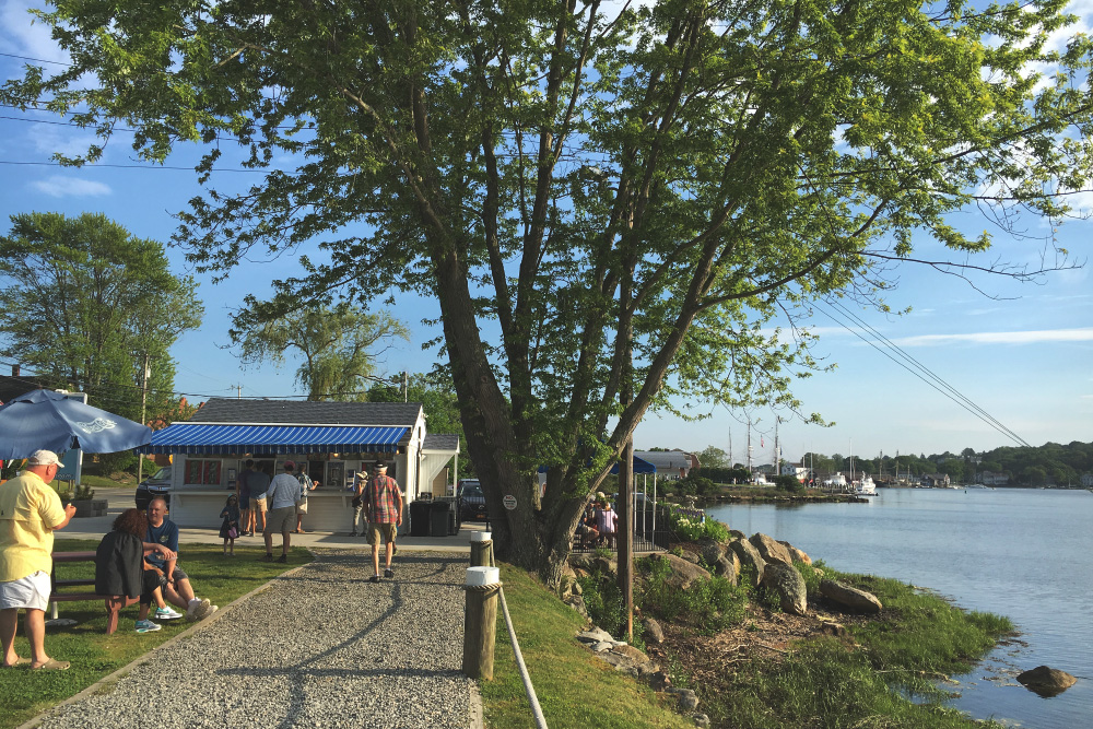 Twisters Ice Cream at sunset | Mystic, Connecticut