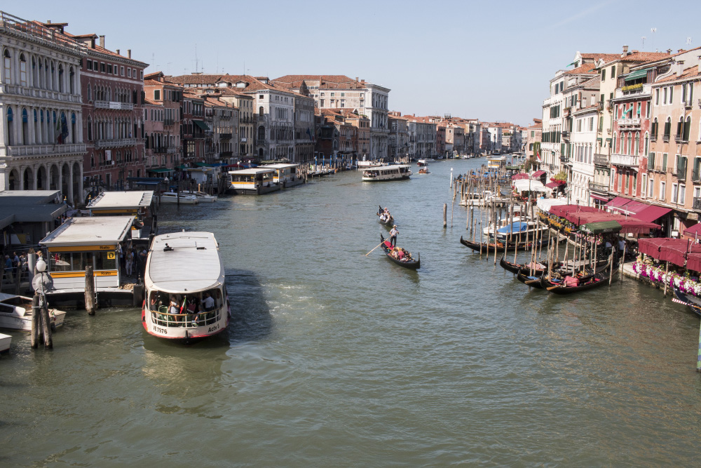 Grand Canal in the morning sun | Venice, Italy