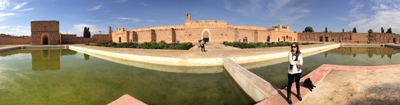Annie of Travelshus at El Badii Palace | Marrakech, Morocco