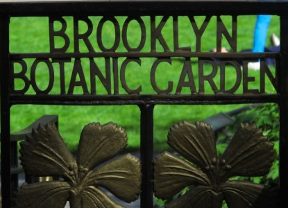 Brooklyn Botanical Gardens Sign