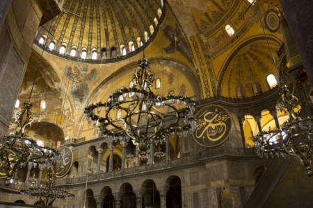 Aya Sofya chandeliers, Istanbul