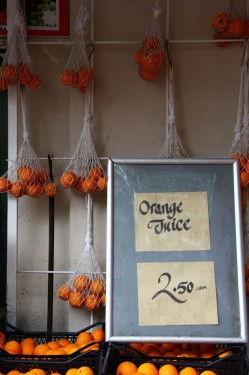 Orange juice stand, Sultanahmet, Istanbul
