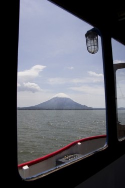 Ferry window view | Ometepe, Nicaragua
