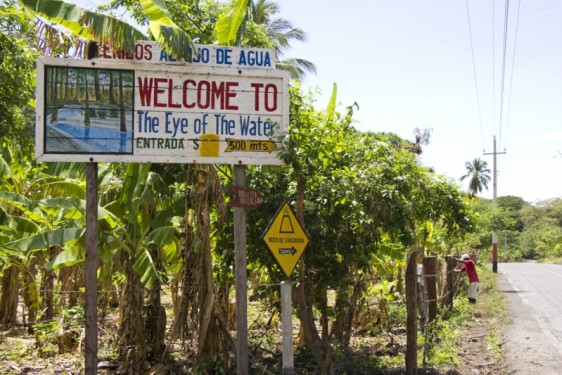 Eye of the Water sign | Ometepe, Nicaragua