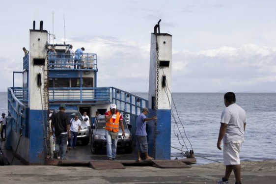 Loading a ferry | Ometepe, Nicaragua