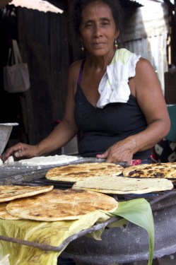Tortilla making at the Central Market | Granada, Nicaragua