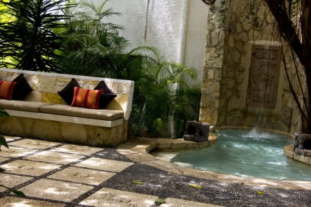 Maroma Hotel's Kinan Spa - the waiting area | Riviera Maya, Mexico