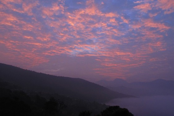 Mountain sunset from Bandipur | Nepal