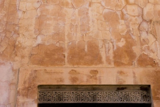 Cracked plaster at the SaadianTombs | Marrakech, Morocco