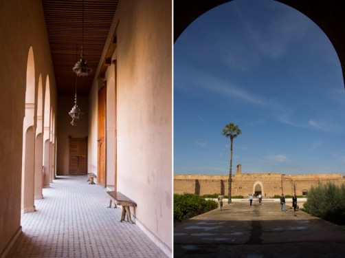 Hallway views in El Badi Palace | Marrakech, Morocco