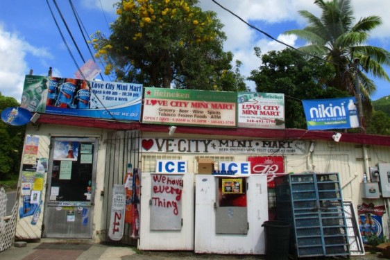 Love City mini mart near Coral Bay | St John, USVI