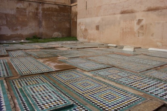 Tiled tombs | Saadian Tombs | Marrakech, Morocco