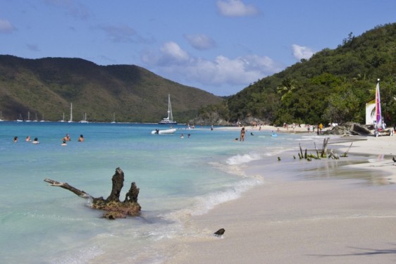 Cinnamon Bay beach party scene | St John, USVI