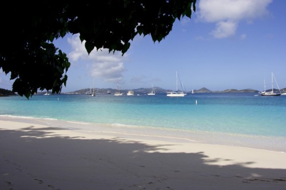 Honeymoon beach shade | St John, USVI