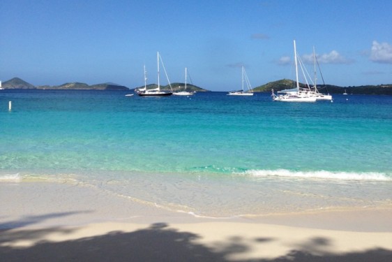 Honeymoon beach ombre | St John, USVI