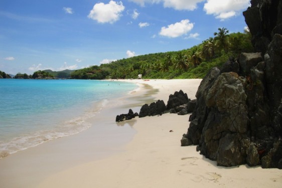 Trunk Bay rocky edges | St John, USVI