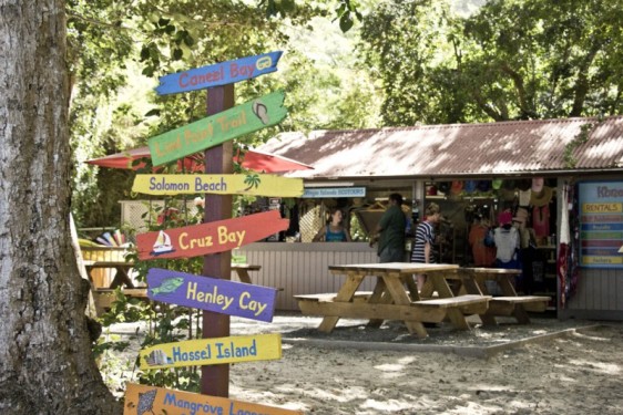 Virgin Islands Ecotours shack at Honeymoon Beach | St John, USVI