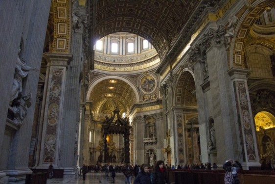 St Peters Basilica - a grand view at the Vatican | Rome, Italy