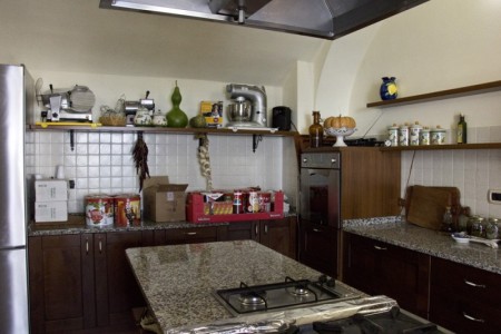 Kitchen at Mamma Agata's Cooking School | Ravello, Italy