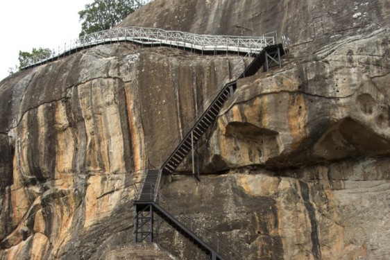 Scary staircases | Sigiriya, Sri Lanka