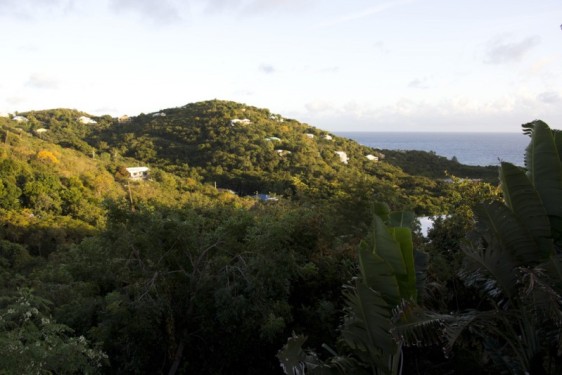 Setting sun lights up Hart Bay | St John, USVI